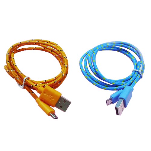 3-18 Multicolor USB AM TO MICRO Cable